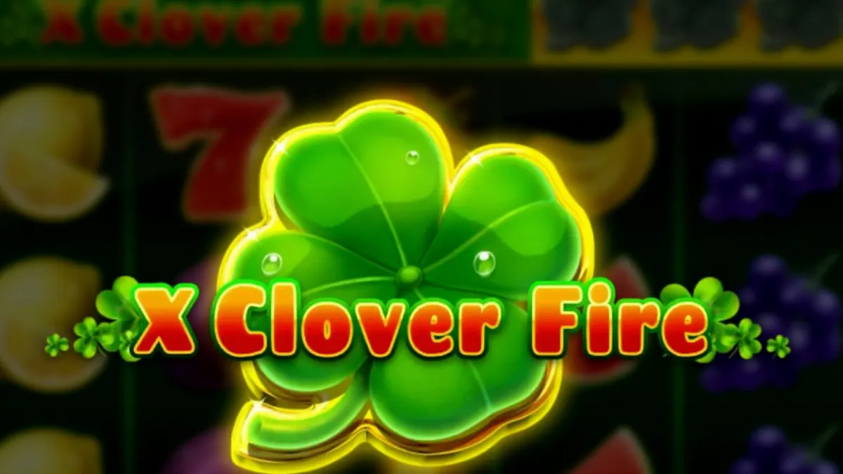 Tampilan antarmuka slot X Clover Fire di perangkat mobile